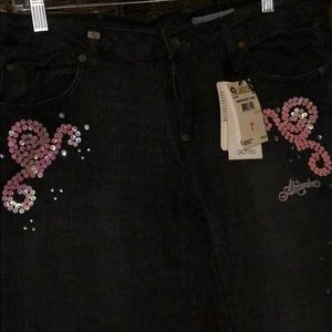 Brand New, Never Worn, Dark wash Bootcut Jeans